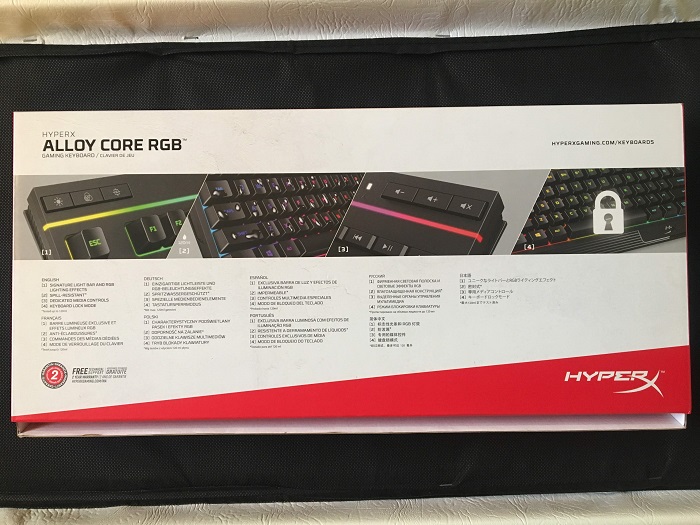 [รีวิว] เกมมิ่งคีย์บอร์ด HyperX Alloy Core RGB