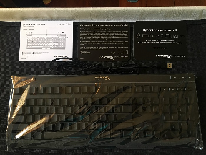 [รีวิว] เกมมิ่งคีย์บอร์ด HyperX Alloy Core RGB