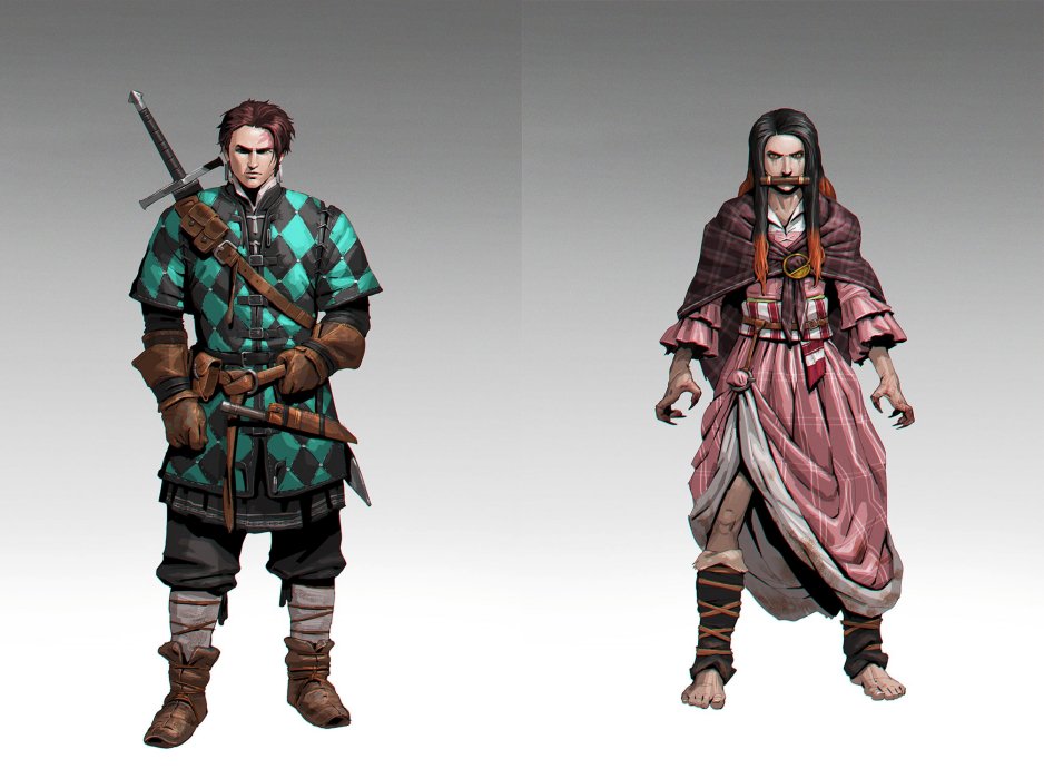 ศิลปินไทยสุดเจ๋งสร้างแฟนอาร์ต ดาบพิฆาตอสูร x The Witcher