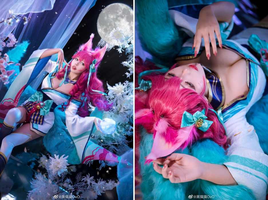 สาวจีนคอสเพลย์ Ahri จาก LoL ได้สวยงามอลังการ 2 สาวจีนคอสเพลย์ Ahri จาก LoL ได้สวยงามอลังการ