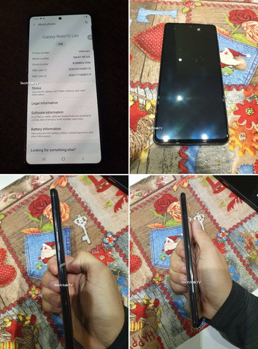 เผยภาพตัวเครื่องจริง Galaxy Note 10 Lite เตรียมเปิดตัวเร็ว ๆ นี้ 3 เผยภาพตัวเครื่องจริง Galaxy Note 10 Lite เตรียมเปิดตัวเร็ว ๆ นี้