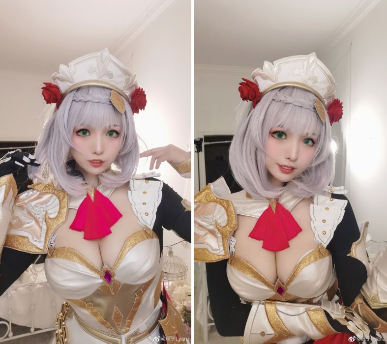คอสเพลย์ Noelle จาก Genshin Impact น่ารักแบบแน่น ๆ 2 คอสเพลย์ Noelle จาก Genshin Impact น่ารักแบบแน่น ๆ