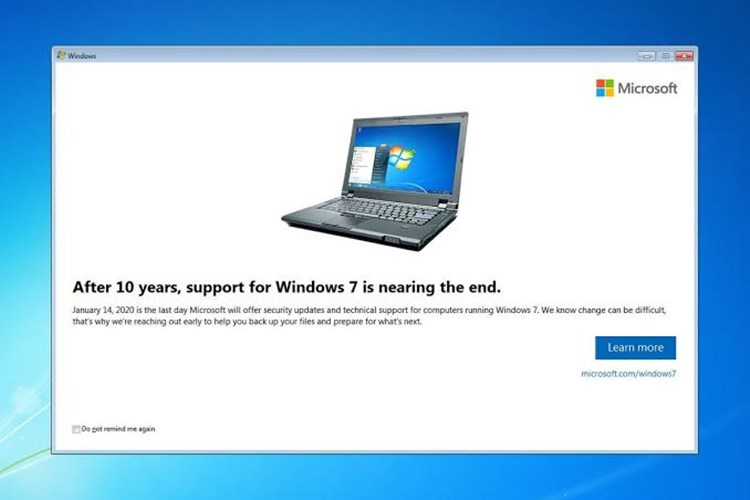 หมดเวลา ! Microsoft ยุติการสนับสนุน Windows 7 แล้ว