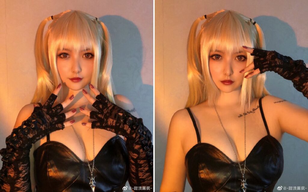 สาวหน้าคมแปลงโฉมเป็น Misa จาก Death Note 3 สาวหน้าคมแปลงโฉมเป็น Misa จาก Death Note