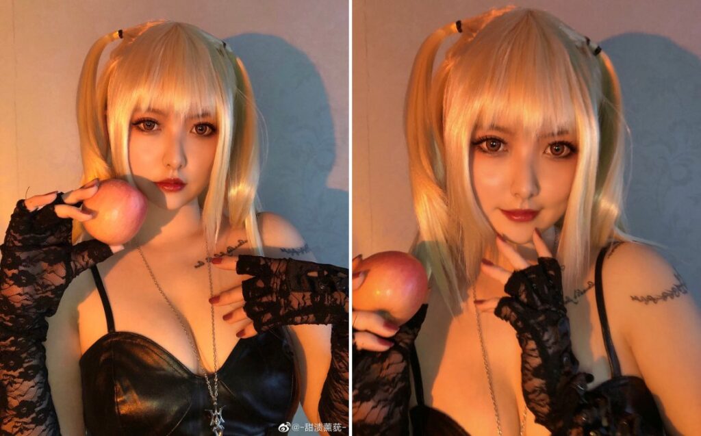 สาวหน้าคมแปลงโฉมเป็น Misa จาก Death Note 2 สาวหน้าคมแปลงโฉมเป็น Misa จาก Death Note
