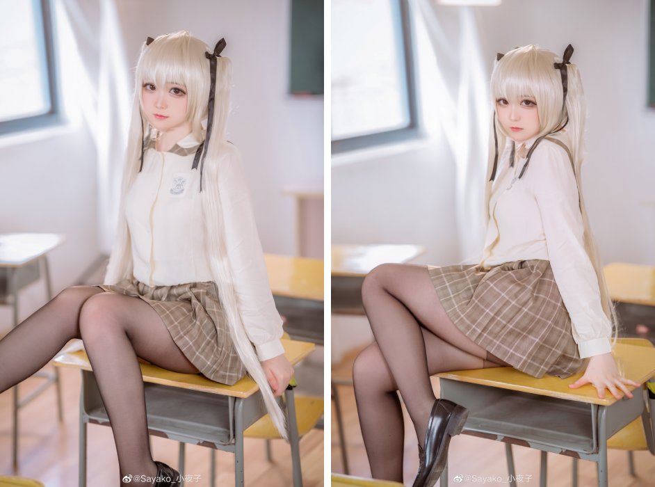 ชมคอสเพลย์ Sora จาก Yosuga no Sora (ฟากฟ้าแห่งความสัมพันธ์) ในชุดนักเรียน 4 ชมคอสเพลย์ Sora จาก Yosuga no Sora (ฟากฟ้าแห่งความสัมพันธ์) ในชุดนักเรียน