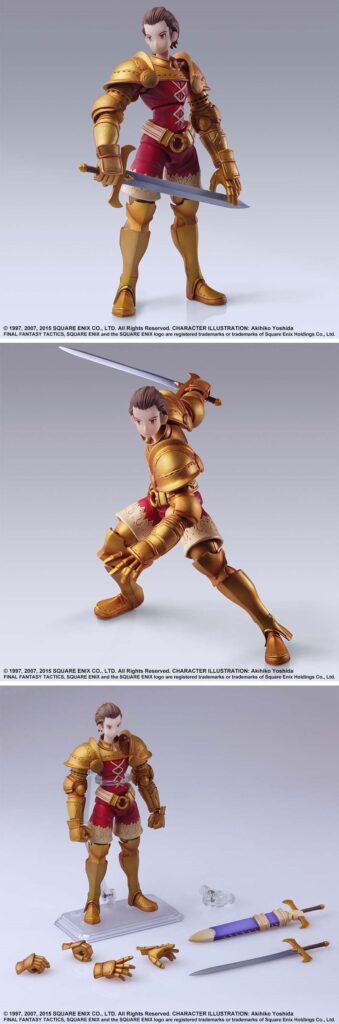 พี่เหลี่ยมวางจำหน่ายฟิกเกอร์จาก Final Fantasy Tactics