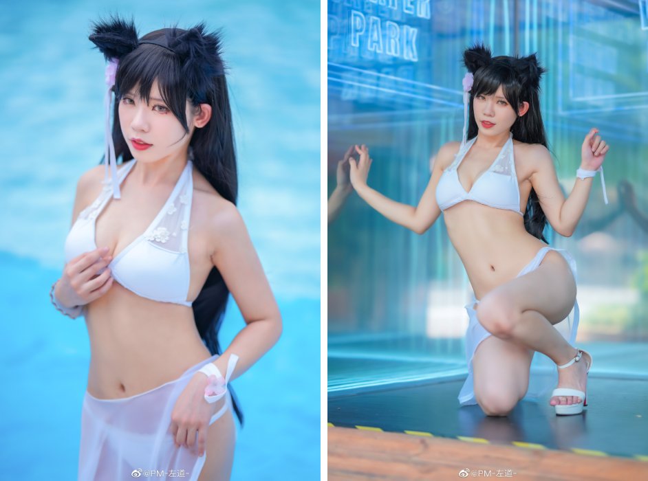 ชมคอสเพลย์ Atago เวอร์ชั่น Swimsuit สุดฮอต 3 ชมคอสเพลย์ Atago เวอร์ชั่น Swimsuit สุดฮอต