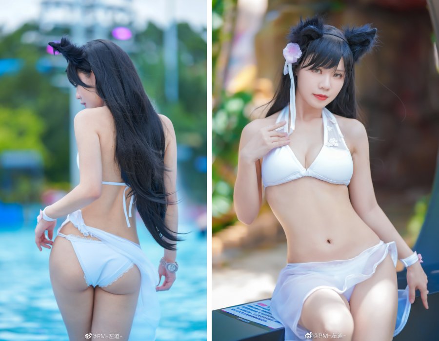ชมคอสเพลย์ Atago เวอร์ชั่น Swimsuit สุดฮอต 2 ชมคอสเพลย์ Atago เวอร์ชั่น Swimsuit สุดฮอต