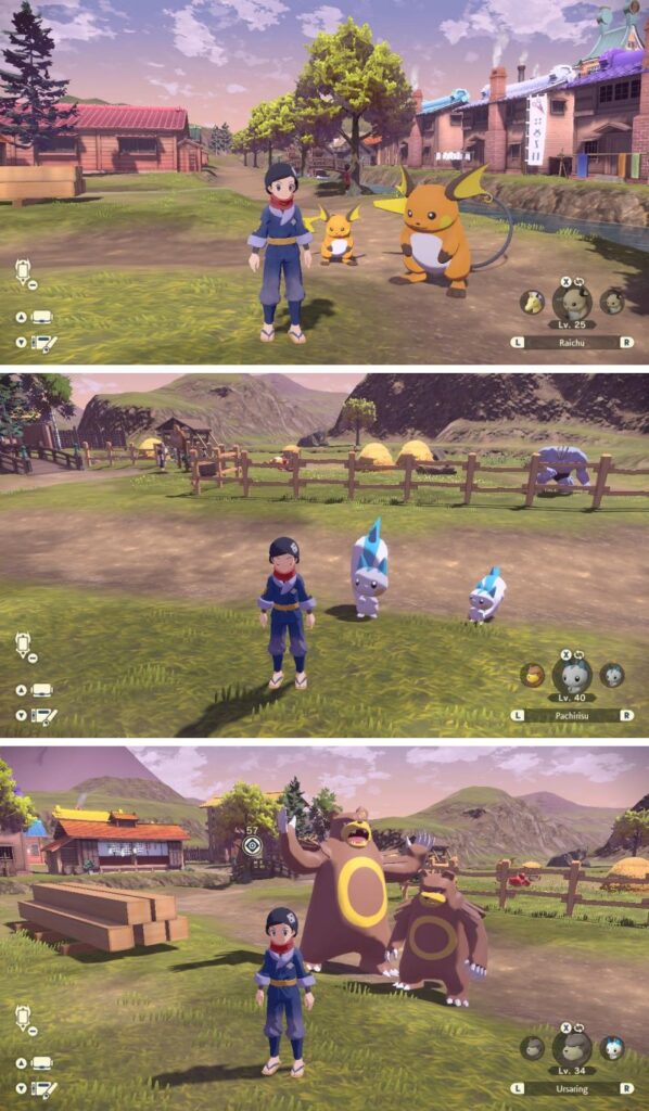 ผู้เล่นตื่นเต้น โปเกมอนใน Pokemon Legends: Arceus มีขนาดสมจริง!