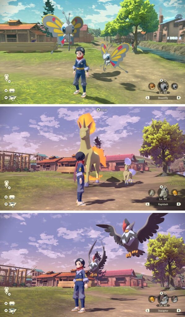 ผู้เล่นตื่นเต้น โปเกมอนใน Pokemon Legends: Arceus มีขนาดสมจริง!