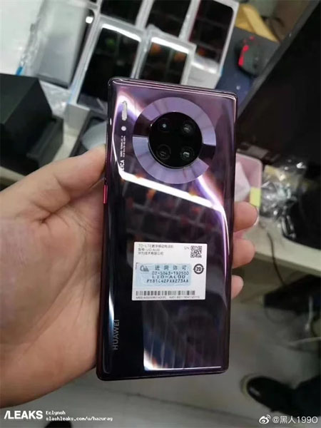 เผยภาพหลุด Huawei Mate 30 Pro ก่อนเปิดตัวจริง