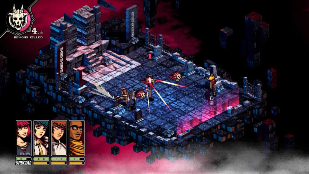 Demonschool รับบทเป็นนักศึกษาในโรงเรียนสยองขวัญ Turn-based RPG