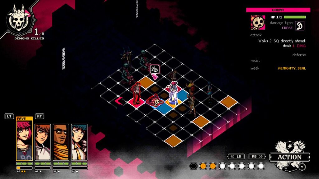 Demonschool รับบทเป็นนักศึกษาในโรงเรียนสยองขวัญ Turn-based RPG