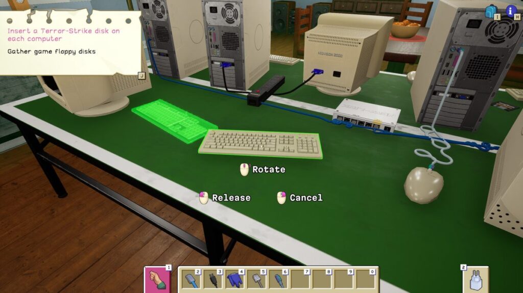 LAN Party Adventures เกมปริศนา - จำลองการต่อสายแลนในร้านเน็ตยุค 2000s