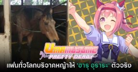 เจ้าของฟาร์มเผย 'ฮารุ อุราระ' ได้รับหญ้าบริจาคจากแฟนเกม Umamusume ทั่วโลก