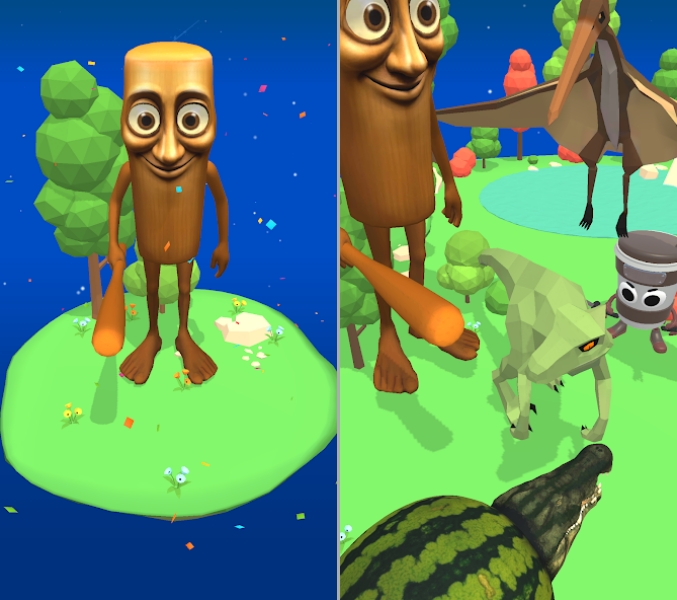 Merge Brainrot vs Dinosaur