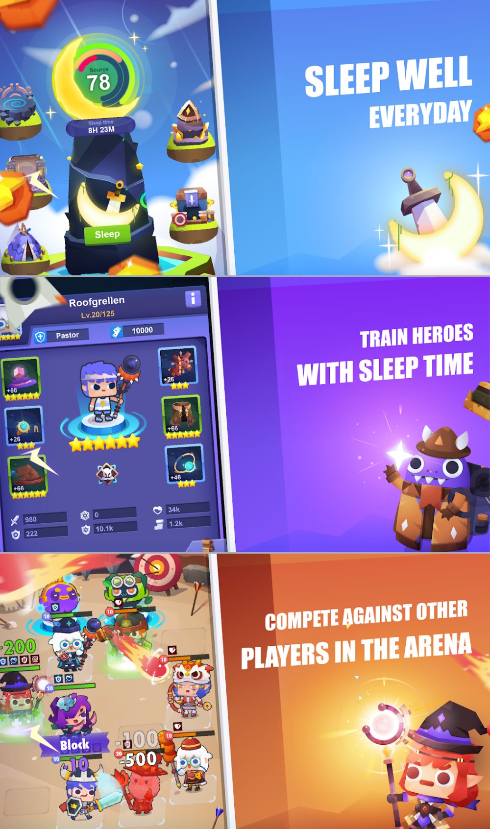 Sleep Hero: Bedtime Habit Game เปิดให้บริการบนสโตร์ไทยแล้ว 5 Sleep Hero