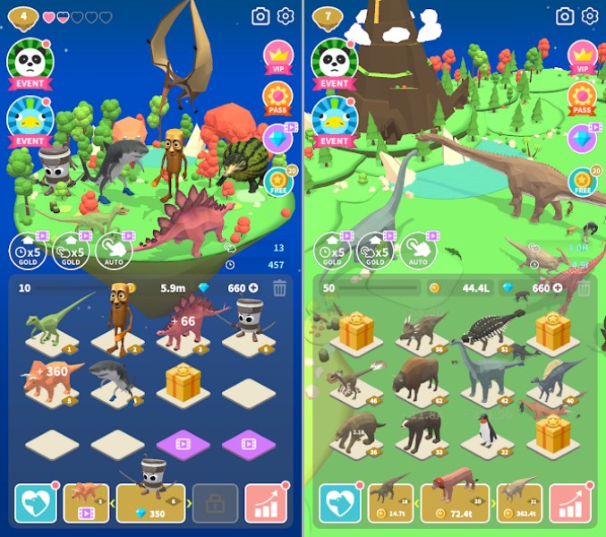 Merge Brainrot vs Dinosaur