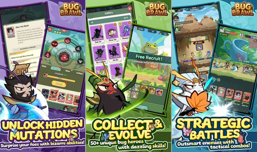 Bug Brawl เปิดให้ลงทะเบียนล่วงหน้าบนสโตร์ไทยแล้ว 3 Bug Brawl