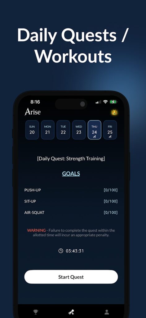 Arise AI แอปมือถือออกกำลังกายที่จะทำให้คุณได้เลเวลอัปแบบซองจินอู 10 Arise AI Announced