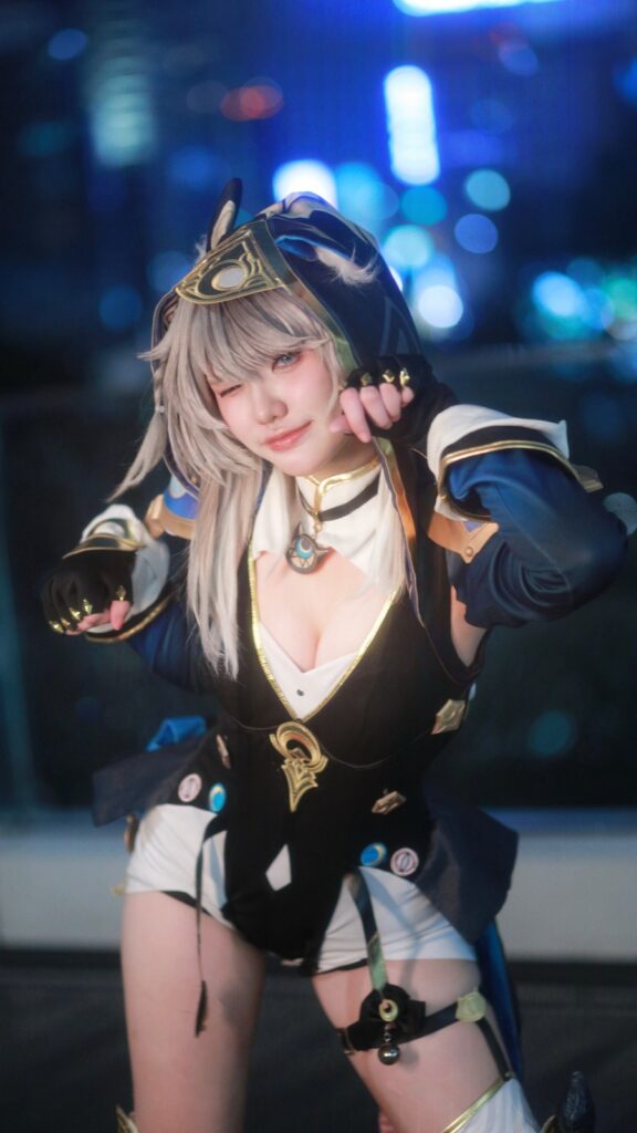 คอสเพลย์ Cipher จาก Honkai: Star Rail ที่อวดความกวน และแอบเซ็กซี่ 2 Cipher Honkai: Star Rail Cosplay by jalajaii
