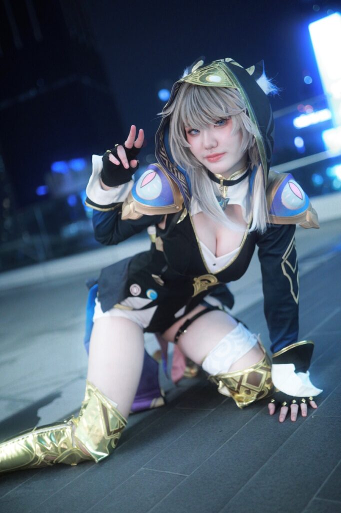 คอสเพลย์ Cipher จาก Honkai: Star Rail ที่อวดความกวน และแอบเซ็กซี่ 3 Cipher Honkai: Star Rail Cosplay by jalajaii