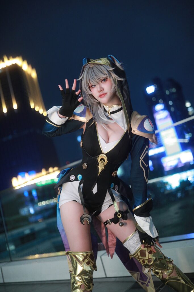 คอสเพลย์ Cipher จาก Honkai: Star Rail ที่อวดความกวน และแอบเซ็กซี่ 6 Cipher Honkai: Star Rail Cosplay by jalajaii