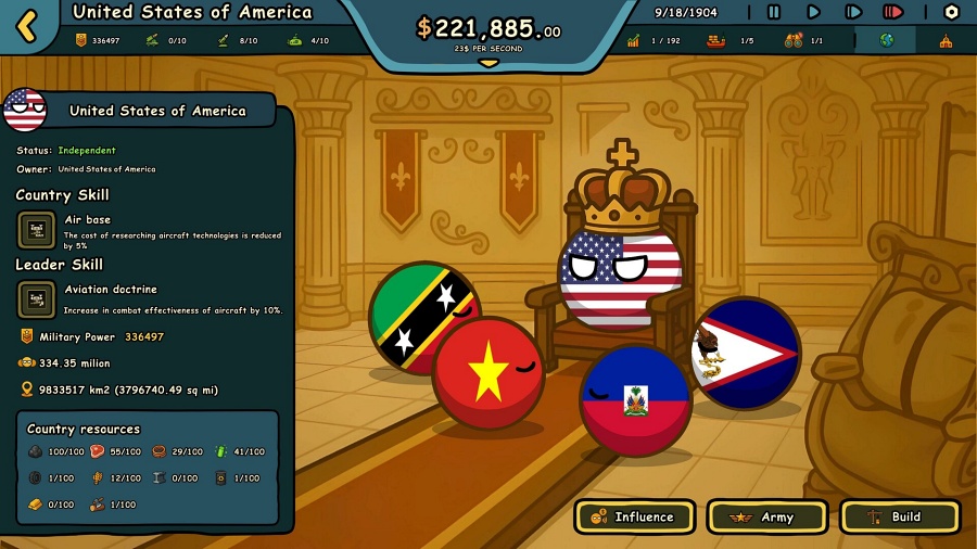 Countryballs: Power Protocol สวมบทเป็นลูกบอลพิชิต 195 ประเทศทั่วโลกในเกมสุดฮา 7 Countryballs Power Protocol Announced