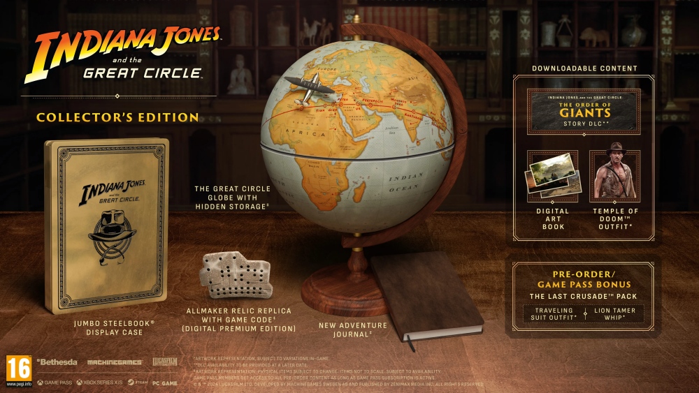 Indiana Jones and the Great Circle เผยเทรลเลอร์เกมเพลย์ DLC The Order of Giants