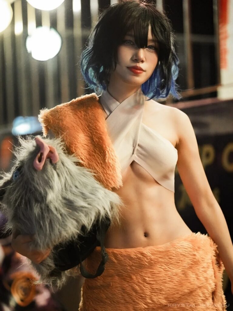 Inosuke Demon Slayer Cosplay by krystal.potatou