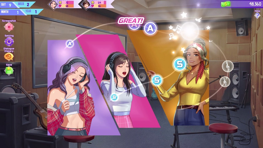 K-pop Idol Stories: Road to Debut เกมผู้จัดการวงไอดอล ปั้นสาว ๆ สู่จุดสูงสุดของวงการ K-pop! 4 K-pop Idol Stories Announced