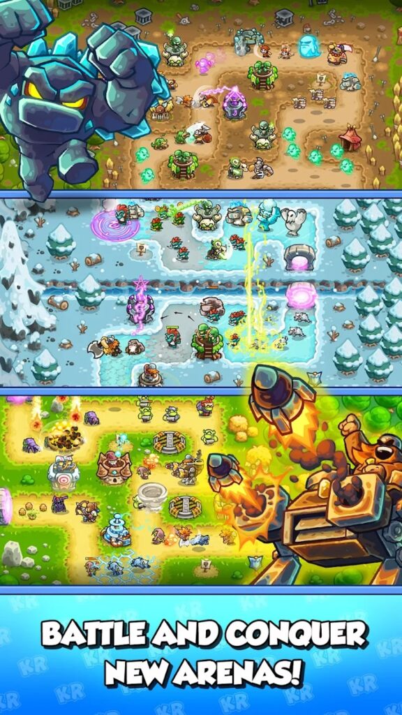 Kingdom Rush Battles เกมมือถือ Tower Defense ในตำนานกลับมาอีกครั้งในรูปแบบ PvP แบบเรียลไทม์! 7 Kingdom Rush Battles TD Game Announced