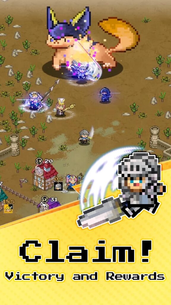 Level Up Village! เกมมือถือสร้างหมู่บ้านฮีโร่เพื่อต่อกรกับเหล่าปีศาจแบบ Idle 8 Level Up Village