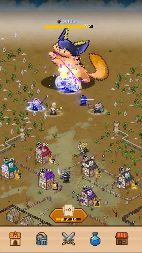 Level Up Village! เกมมือถือสร้างหมู่บ้านฮีโร่เพื่อต่อกรกับเหล่าปีศาจแบบ Idle 12 Level Up Village