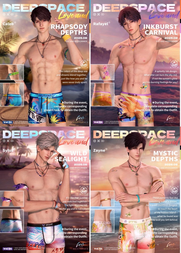 Love and Deepspace เปิดตัวอัพเดตความรักในฤดูร้อน “You and Midsummer”
