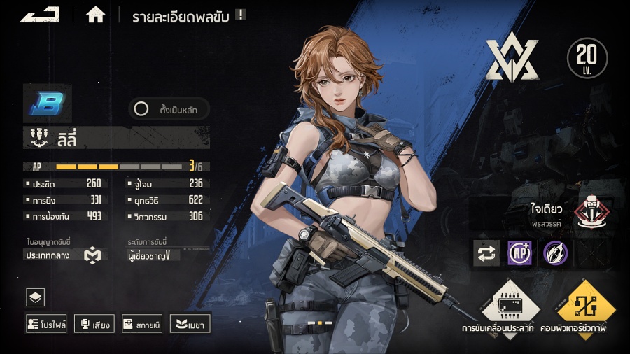 ข้อมูลเบื้องต้นแต่ละคลาสใน Mecharashi 3 Mecharashi Class Info