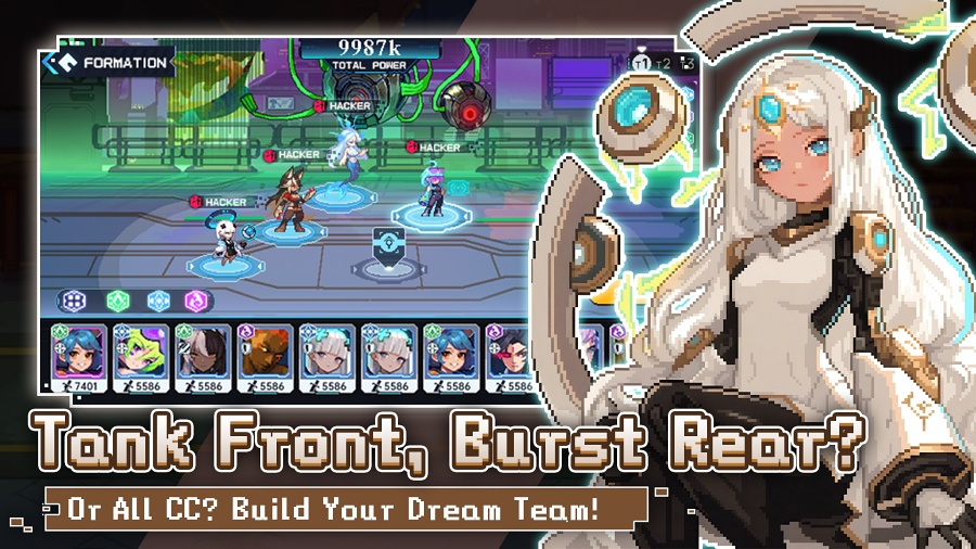 Mobius Heroes เกมมือถือ Pixel-Art RPG ผจญภัยข้ามเวลาไปกับฮีโร่ในตำนาน พร้อมแจกฟรี 1010 สุ่ม! 6 Mobius Heroes Announced