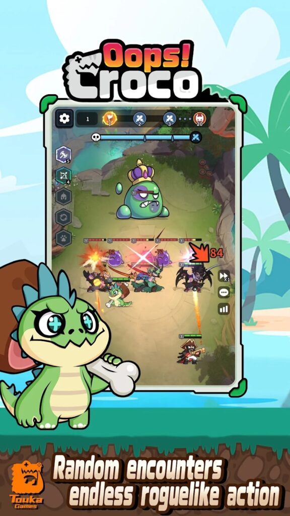 Oops Croco เกมมือถือรวมทีมมอนสเตอร์สุดคิ้วท์เข้าเผชิญหน้าศัตรู 4 Oops Croco Announced