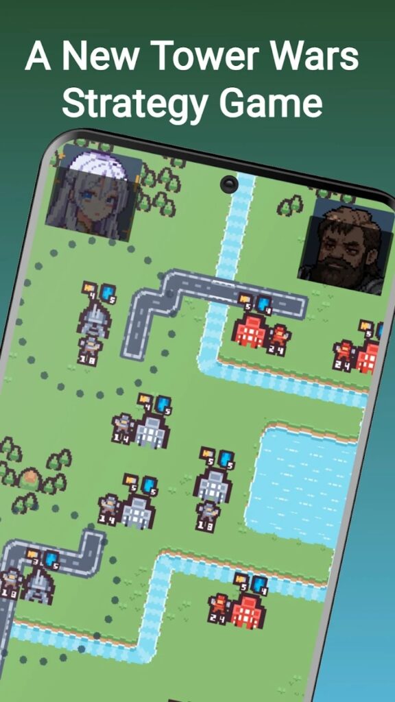 Pixel Commander เกมมือถือสงคราม Tower War ผสานกลยุทธ์วางแผนการรบและกราฟิกสไตล์พิกเซล 5 Pixel Commander