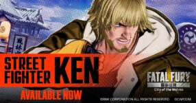 การครอสโอเวอร์แห่งความฝัน- Ken จาก Street Fighter พุ่งทะยานสู่ Fatal Fury: City of the Wolves แล้ววันนี้