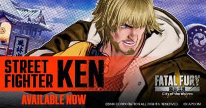 การครอสโอเวอร์แห่งความฝัน- Ken จาก Street Fighter พุ่งทะยานสู่ Fatal Fury: City of the Wolves แล้ววันนี้