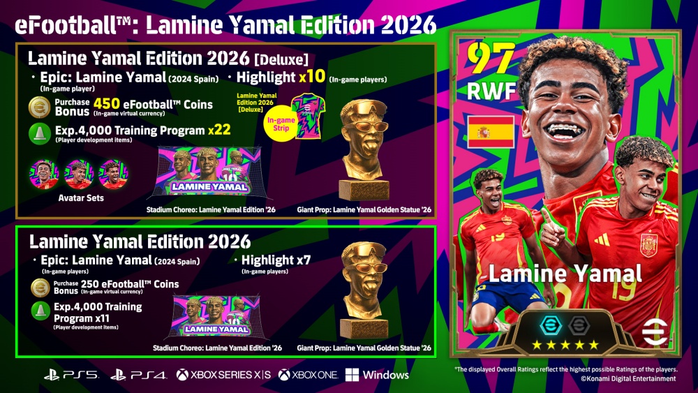 อัปเดตฤดูกาลครั้งใหญ่ของ eFootball™ ฉลองครบรอบ 30 ปี! 9 อัปเดตฤดูกาลครั้งใหญ่ของ eFootball™ ฉลองครบรอบ 30 ปี!