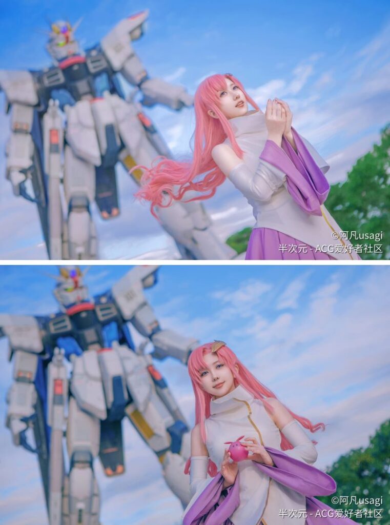 คอสเพลย์ Lacus Clyne สุดละมุนจาก Mobile Suit Gundam SEED 7 คอสเพลย์ Lacus Clyne สุดละมุนจาก Mobile Suit Gundam SEED