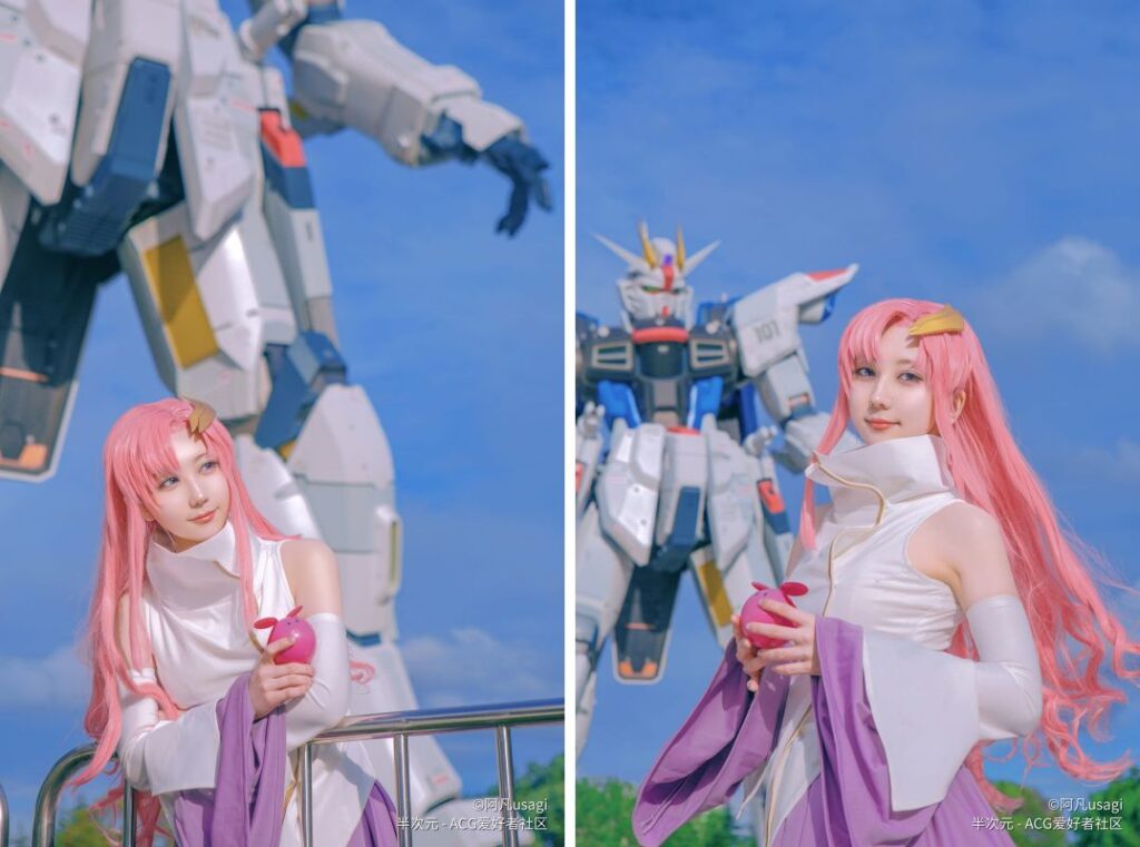 คอสเพลย์ Lacus Clyne สุดละมุนจาก Mobile Suit Gundam SEED 4 คอสเพลย์ Lacus Clyne สุดละมุนจาก Mobile Suit Gundam SEED