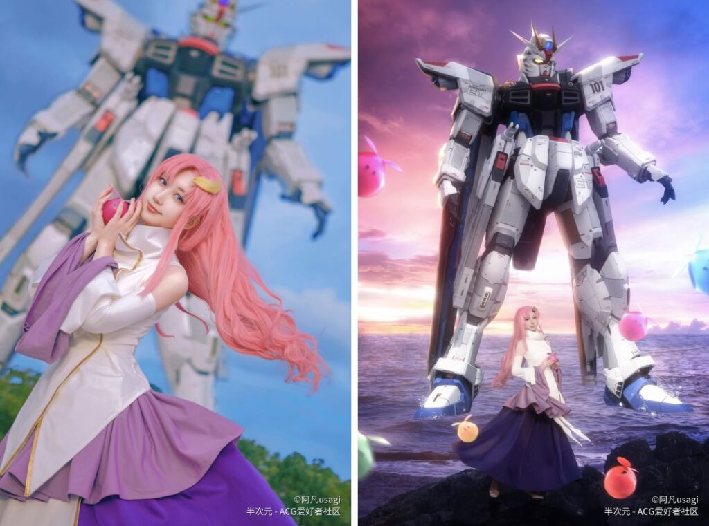 คอสเพลย์ Lacus Clyne สุดละมุนจาก Mobile Suit Gundam SEED 2 คอสเพลย์ Lacus Clyne สุดละมุนจาก Mobile Suit Gundam SEED