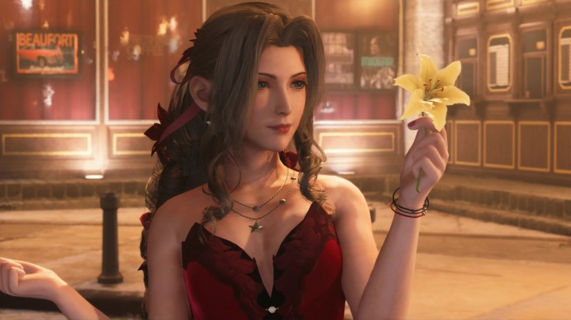 พา Aerith ตะลุย Midgar ด้วยชุดเดรสสีแดงสวย