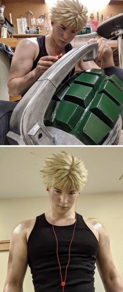หนุ่มหล่อแปลงโฉมเป็น Bakugo จาก My Hero Academia ได้กร้าวใจ 4 หนุ่มหล่อแปลงโฉมเป็น Bakugo จาก My Hero Academia ได้กร้าวใจ