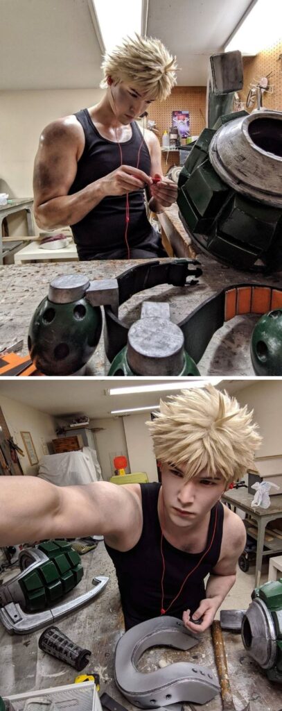 หนุ่มหล่อแปลงโฉมเป็น Bakugo จาก My Hero Academia ได้กร้าวใจ 3 หนุ่มหล่อแปลงโฉมเป็น Bakugo จาก My Hero Academia ได้กร้าวใจ