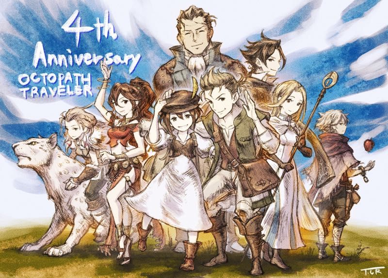 Square Enix ปล่อยภาพอาร์ตเวิร์คใหม่ฉลอง 4 ปี เกม Octopath Traveler 2 Square Enix ปล่อยภาพอาร์ตเวิร์คใหม่ฉลอง 4 ปี เกม Octopath Traveler